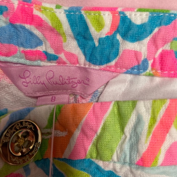 Lilly Pulitzer NWOT Adie shorts Shellabrate size 8 - Picture 4 of 8